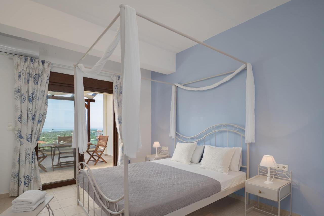 Family Villa Rousa In Rethymno With Pool, Bbq And Kids Area Loutra  ภายนอก รูปภาพ