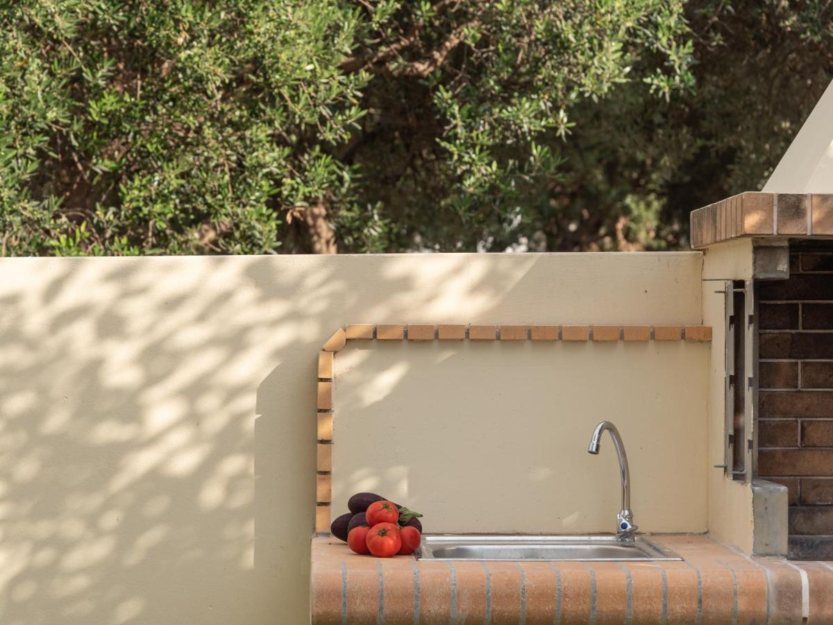 Family Villa Rousa In Rethymno With Pool, Bbq And Kids Area Loutra  ภายนอก รูปภาพ