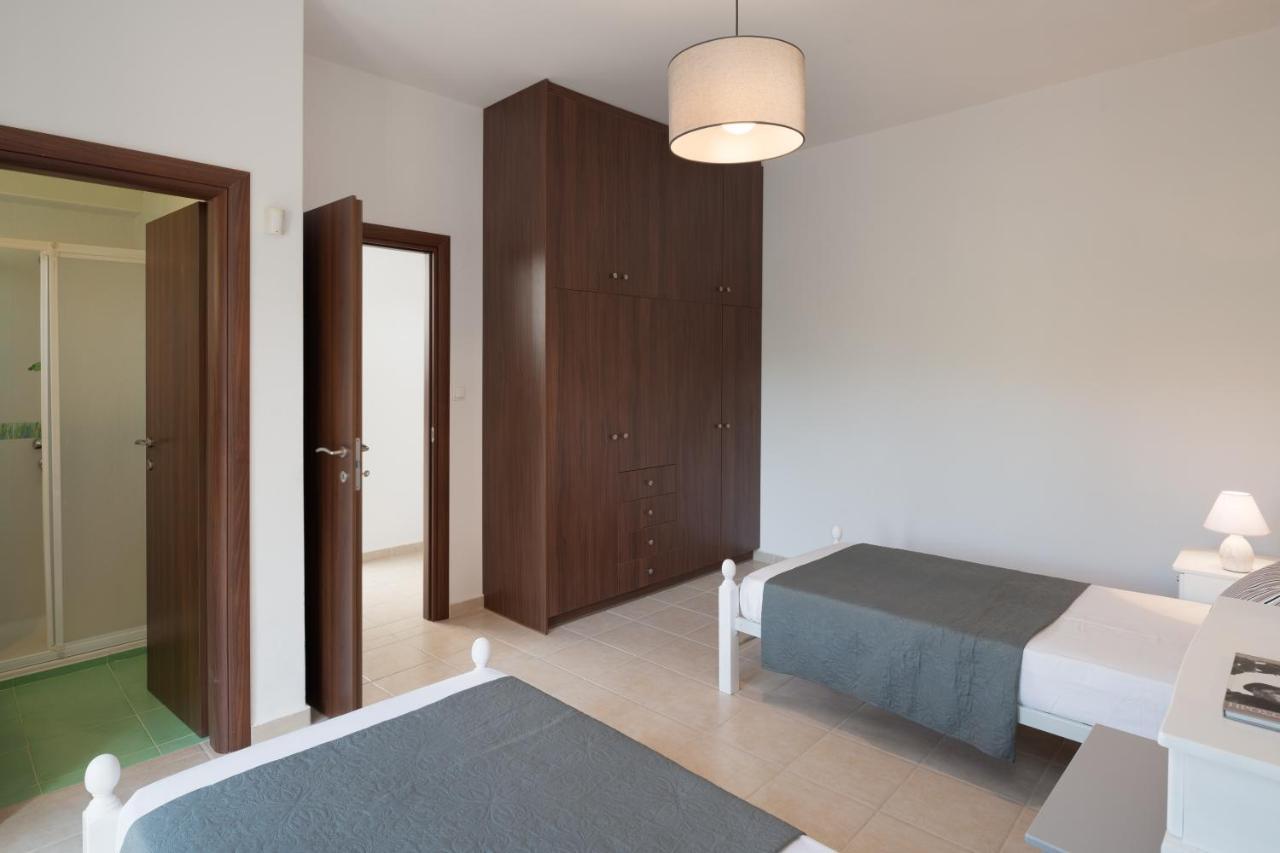 Family Villa Rousa In Rethymno With Pool, Bbq And Kids Area Loutra  ภายนอก รูปภาพ